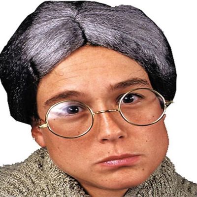 Rubie's ROUND EYE GLASSES Wire Frame Granny Costume Accessory Image 1