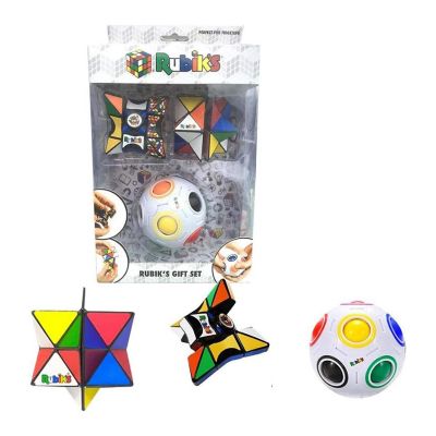 Rubiks 3 Piece Gift Set  Magic Star  Rainbow Ball  Kaleido Image 3