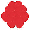 Ruby Red 11" Latex Balloons - 12 Pc. Image 1