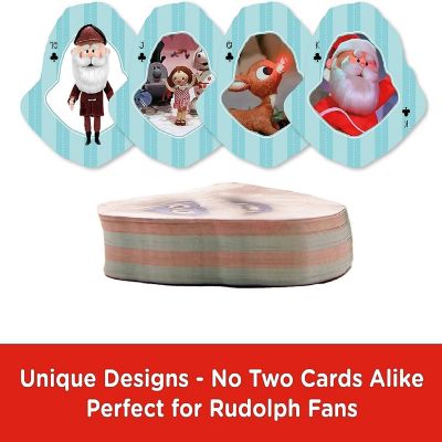 Rudolph the Red-Nosed Reindeer Shaped Playing Cards Image 2