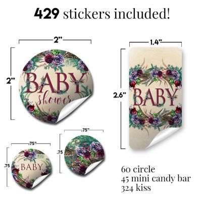 Rustic Boho Sticker Bundle 429pc. by AmandaCreation Image 3