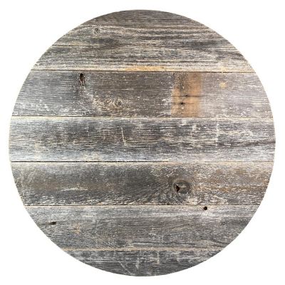 Rustic Farmhouse 24 inches Reclaimed Solid Round Wood Sign for DIY projects Image 1
