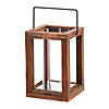 Rustic Garden Wooden Lantern 9" Image 1