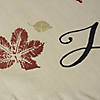 Rustic Leaves Print Tablecloth 70 Round Image 1
