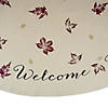 Rustic Leaves Print Tablecloth 70 Round Image 3