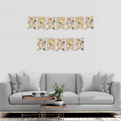 Rustic Peach Floral Garden - 4 x 5.5 Inch Image 2