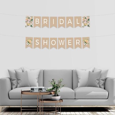 Rustic Peach Flral Bridal Shower - 4 x 5.5 Inch Image 2