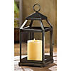 Rustic Silver Contemporary Lantern 12" Image 3