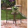 Rustic Triple Planter Stand 19.5X15X23" Image 1