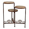 Rustic Triple Planter Stand 19.5X15X23" Image 2