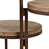 Rustic Triple Planter Stand 19.5X15X23" Image 3