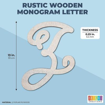 Rustic Wood Monogram Letter Z (13 in.) Image 1