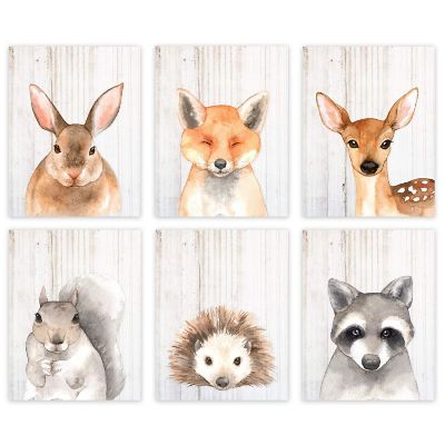 Rustic Woodland Forest 6Pack 8.5x11in Image 1