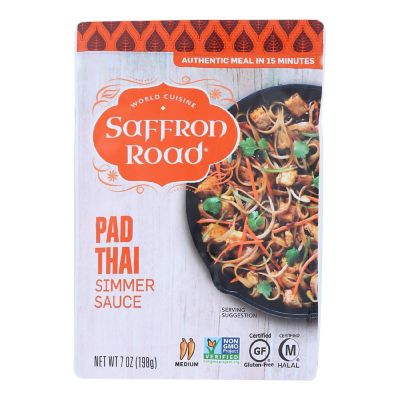 Saffron Road Simmer Sauce - Pad Thai - Case of 8 - 7 oz Image 1