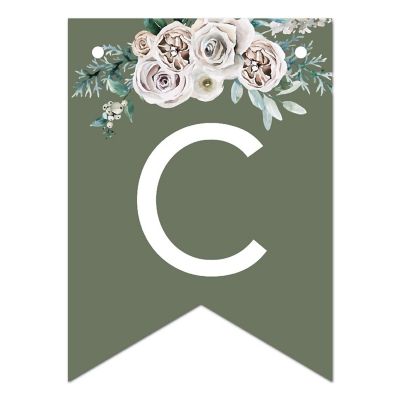 Sage Floral Congratulations - 4 x 5.5 Inch Image 1