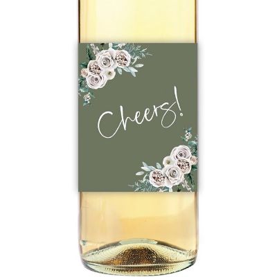 Sage Floral Wedding Cheers Image 1