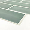 Sage green ceramic sticktile Image 3