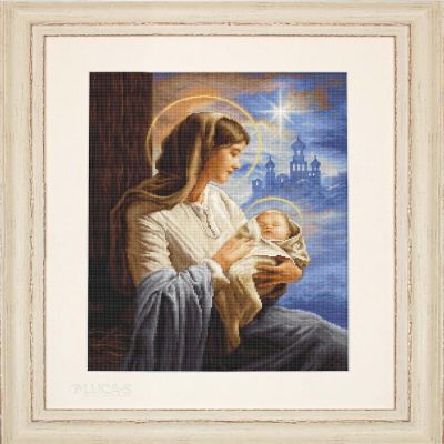 Saint Mary and The Child B617L Counted Cross-Stitch Kit Image 1