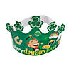 Saint Patrick&#8217;s Day Crown Sticker Scenes - 12 Pc. Image 1