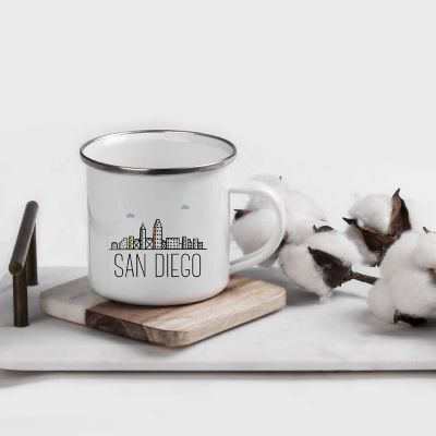 San Diego Skyline 11oz Camp Mug Image 1