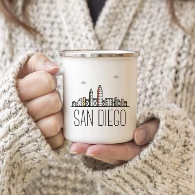 San Diego Skyline 11oz Camp Mug Image 2