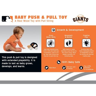 San Francisco Giants - Push & Pull Baby Toy Image 3