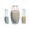 Sand Ceremony Cylinders with Gold Trim - 3 Pc. Image 1