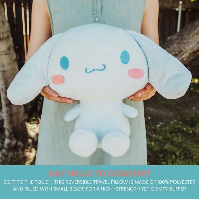 Sanrio Cinnamoroll Reversible Neck Roll Pillow and Plush Toy Image 2