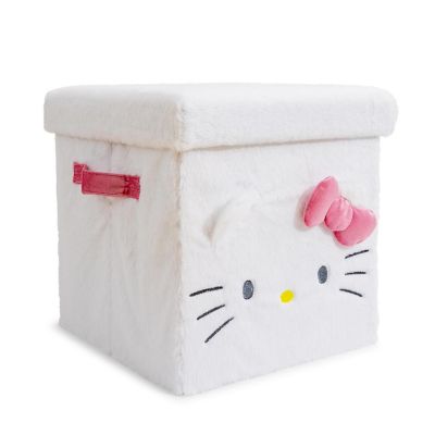Sanrio Hello Kitty 13 x 13 Inch Plush Storage Cube Image 1