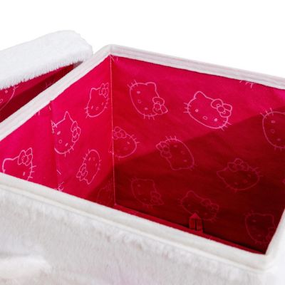 Sanrio Hello Kitty 13 x 13 Inch Plush Storage Cube Image 3