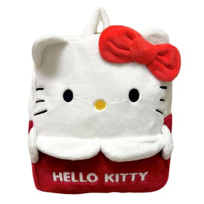 Sanrio Hello Kitty 16 Inch Embroidered Plush Backpack Image 1