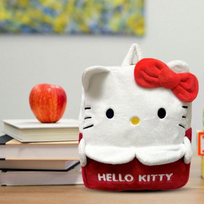 Sanrio Hello Kitty 16 Inch Embroidered Plush Backpack Image 1