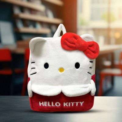 Sanrio Hello Kitty 16 Inch Embroidered Plush Backpack Image 2