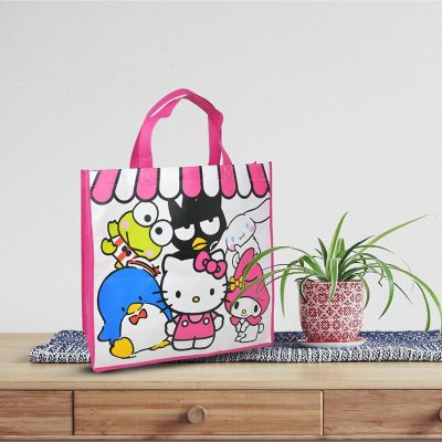 Sanrio Hello Kitty and Friends Eco Friendly Tote Bag  15" x 5.5" x 13.5" Image 1