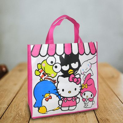 Sanrio Hello Kitty and Friends Eco Friendly Tote Bag  15" x 5.5" x 13.5" Image 2