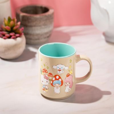 Sanrio Hello Kitty and Friends Mushroom Crew Single Stackable Ceramic Mug Image 2