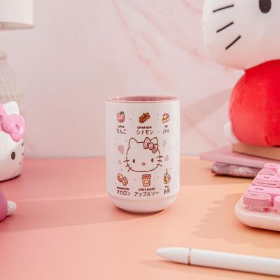 Sanrio Hello Kitty Apple Icons Asian Ceramic Tea Cup  Holds 9 Ounces Image 2