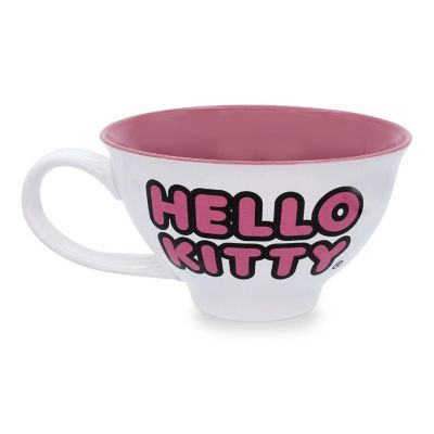Sanrio Hello Kitty Ceramic Teacup and Saucer Set Image 2