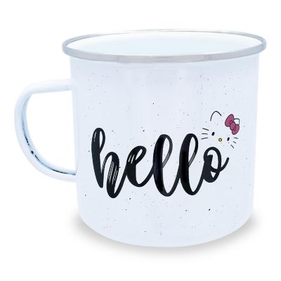 Sanrio Hello Kitty "Hello" Ceramic Camper Mug  Holds 20 Ounces Image 1