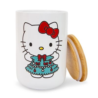 Sanrio Hello Kitty Holiday 7-Inch Ceramic Snack Jar Image 1