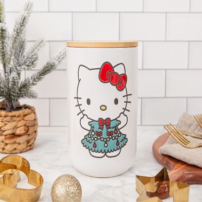 Sanrio Hello Kitty Holiday 7-Inch Ceramic Snack Jar Image 2