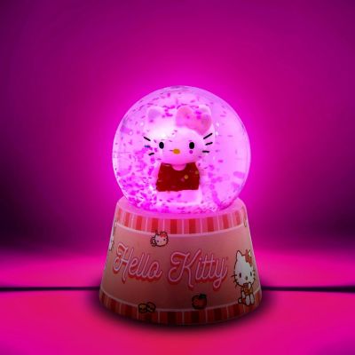 Sanrio Hello Kitty Mini Light-Up Snow Globe  3 Inches Tall Image 1