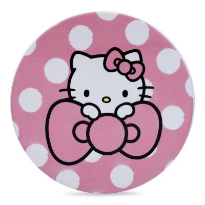 Sanrio Hello Kitty Perfect Pink 18-Ounce Ceramic Mug and Coaster Set Image 2