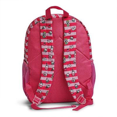 Sanrio Hello Kitty Pink Striped 16 Inch Backpack with Front Pocket Image 2