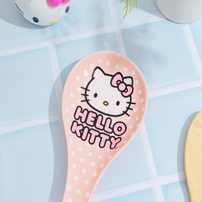 Sanrio Hello Kitty Polka Dots Ceramic Spoon Rest Image 3