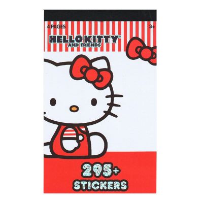 Sanrio Hello Kitty Red 4 Sheet Sticker Pad  200+ Stickers Image 1