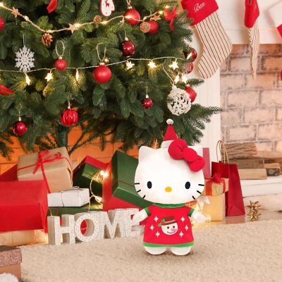 Sanrio Hello Kitty Snowman Outfit 10 Inch Plush Image 1