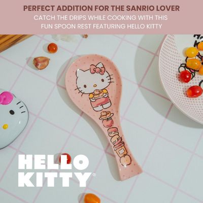 Sanrio Hello Kitty Stacked Snacks Ceramic Spoon Rest Image 2