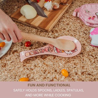 Sanrio Hello Kitty Stacked Snacks Ceramic Spoon Rest Image 3