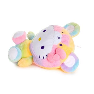 Sanrio Hello Kitty Teddy Bear Rainbow Sherbet 9.5 Inch Plush Image 3